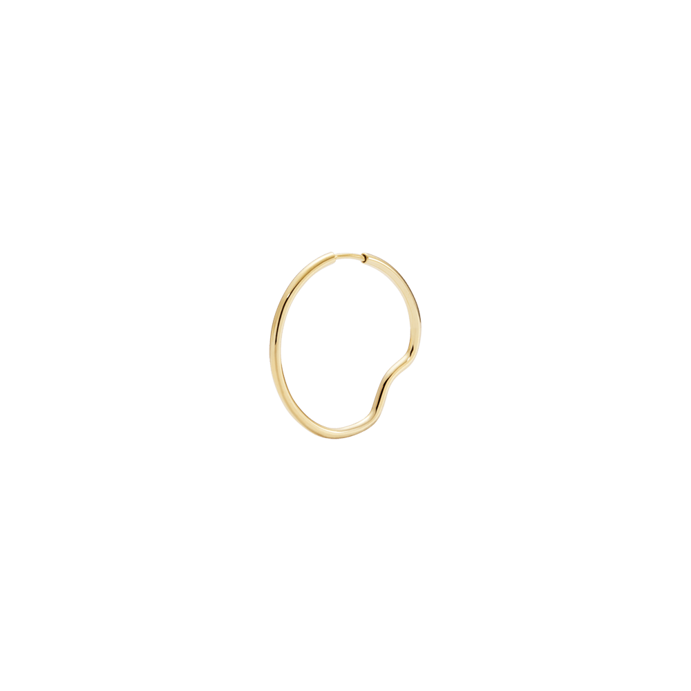 Maria Black Øreringe Enkelt Copenhagen 25 Hoop Forgyldt 101032YG-25
