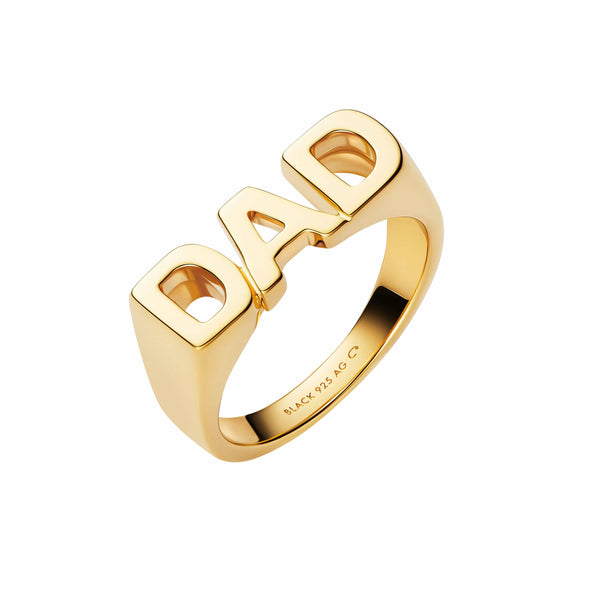 Maria Black Ringe Dad ring - Forgyldt