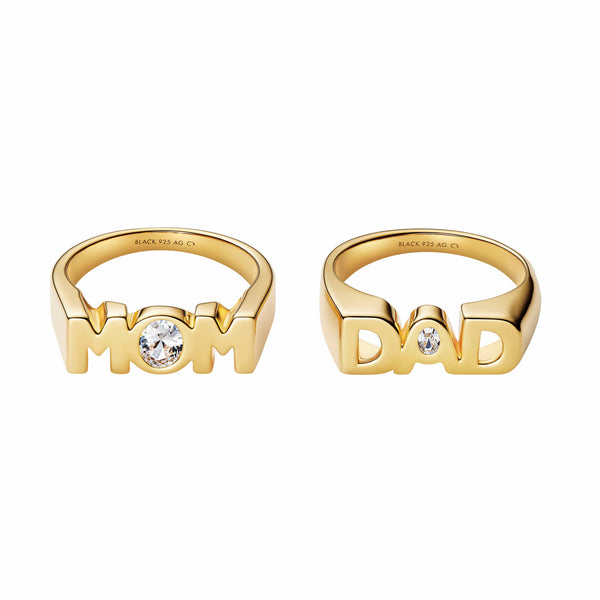 Maria Black Ringe Dad Royal Ring - forgyldt