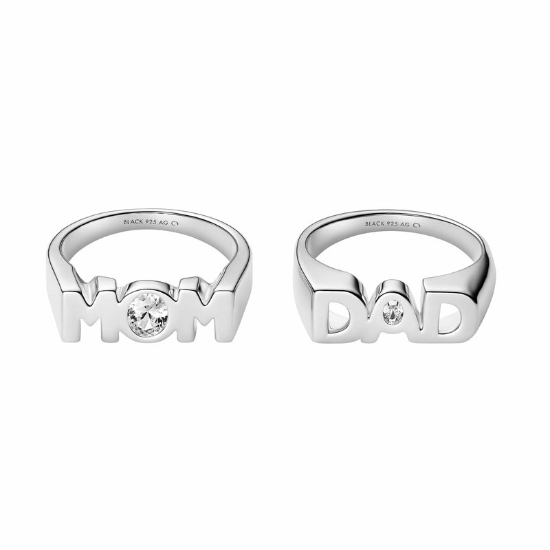 Maria Black Ringe Dad Royal Ring - sølv