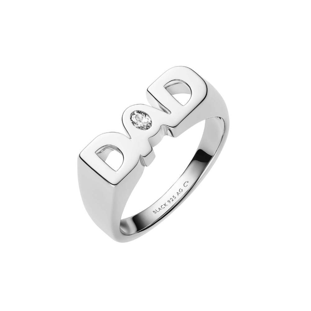 Maria Black Ringe Dad Royal Ring - sølv