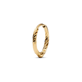 Maria Black Øreringe Diamond cut 9 huggie 14 karat H1005Y