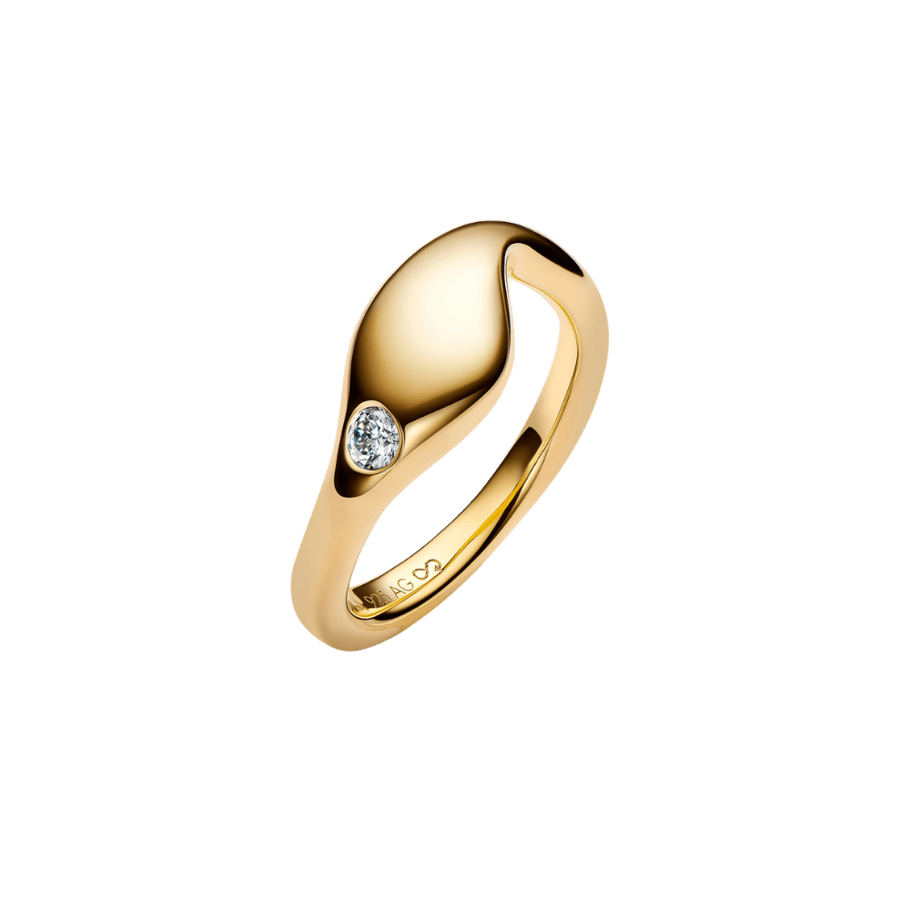 Maria Black Ringe Dolphin ring - forgyldt