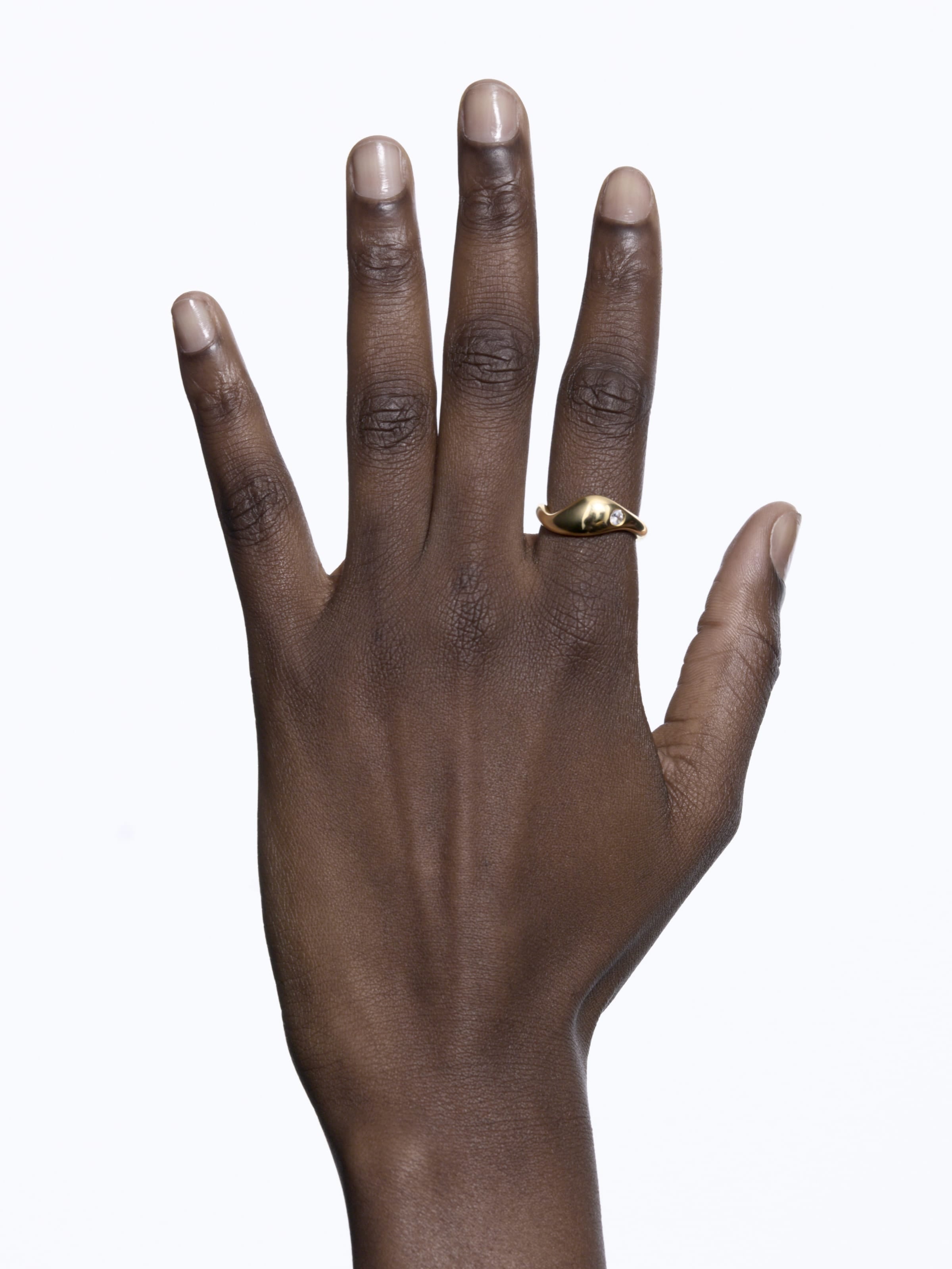 Maria Black Ringe Dolphin ring - forgyldt
