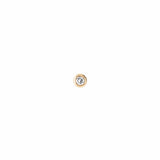 Maria Black Øreringe Dot piercing ørestik - 14K P1036YMD