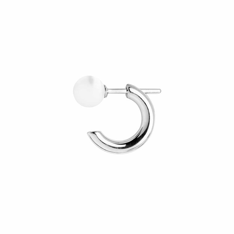 Maria Black Øreringe Sølv Frida pearl earring 100773AG-pearl