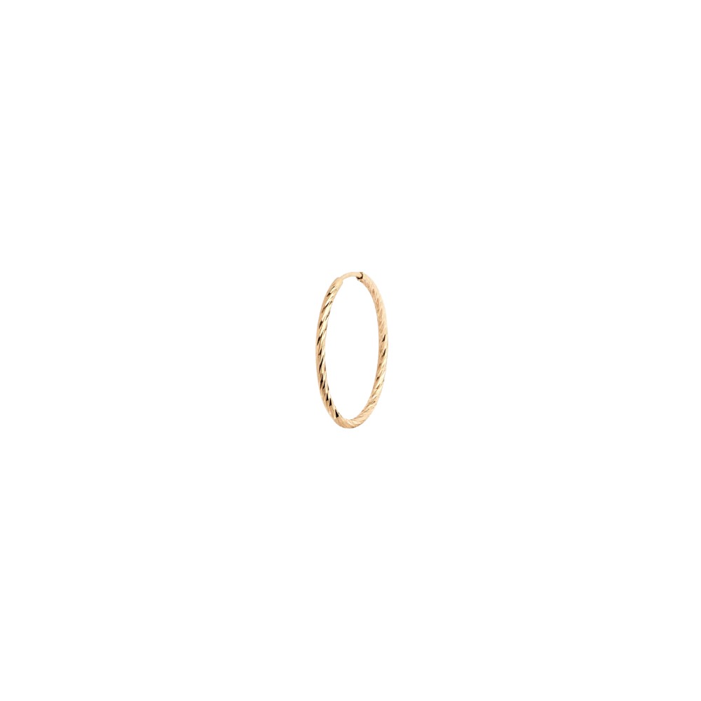 Maria Black Øreringe Liv hoop 15 mm - 14 karat guld