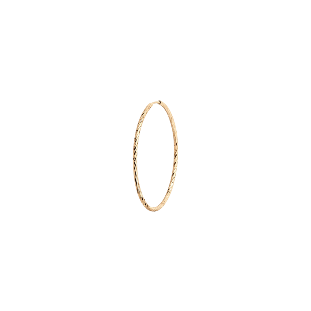 Maria Black Øreringe Liv hoop 25 mm - 14 karat guld