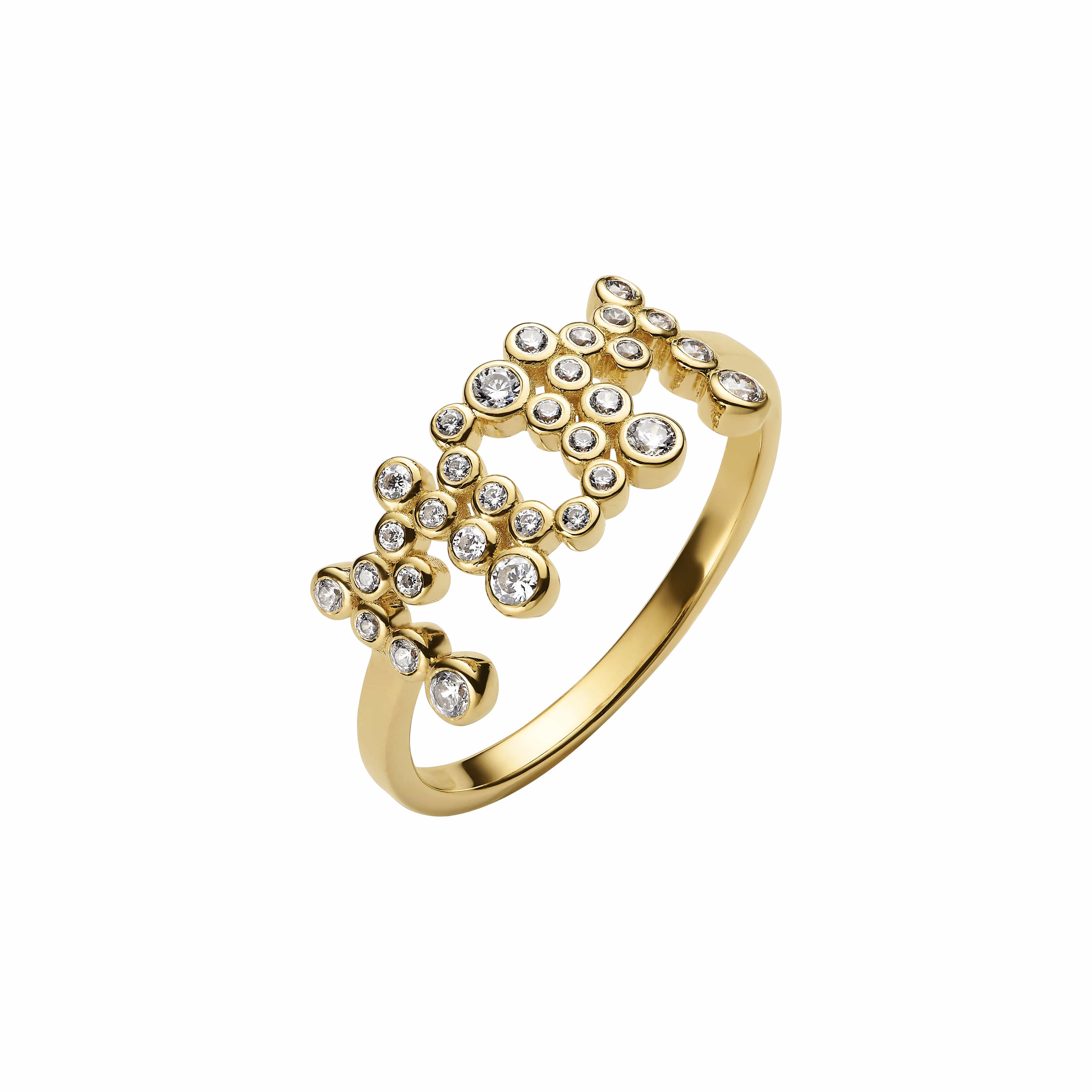 Maria Black Ringe Mom Collet Ring - Guld