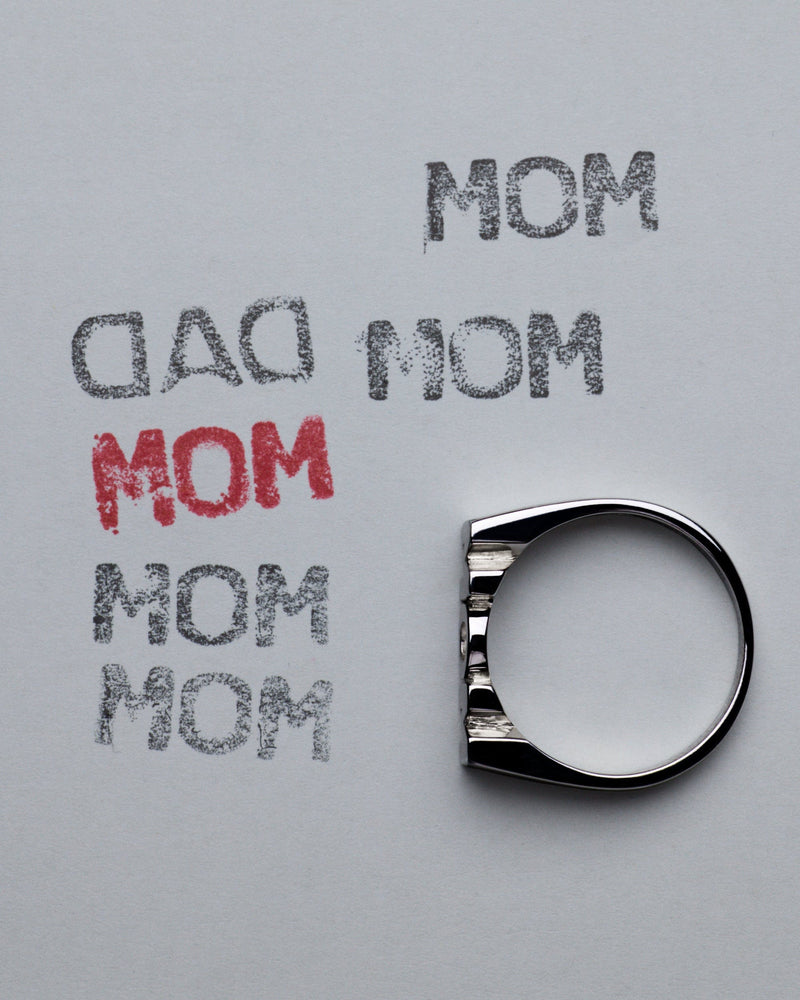 Maria Black Ringe Mom Royal Ring - sølv