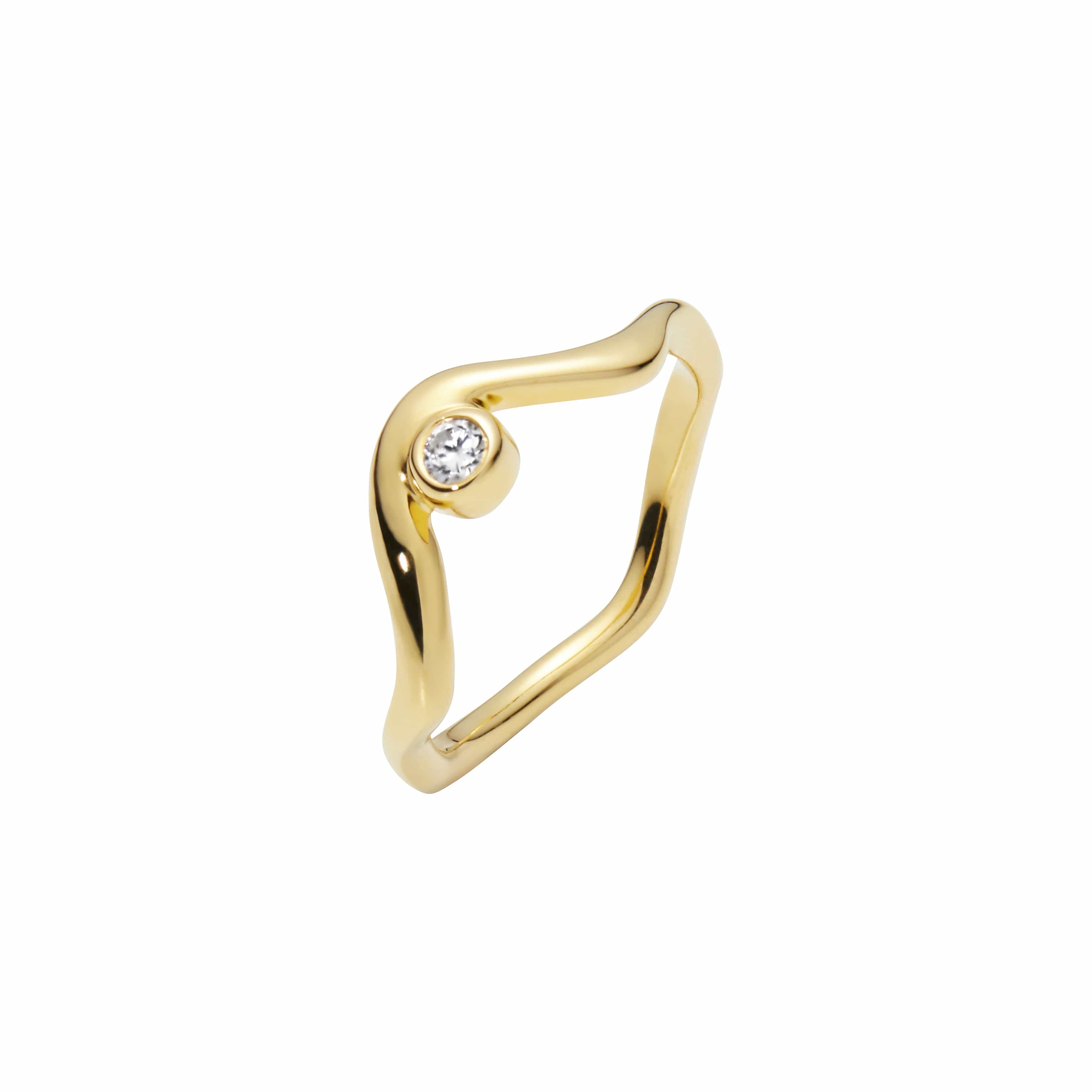 Maria Black Ringe Nora Ring forgyldt