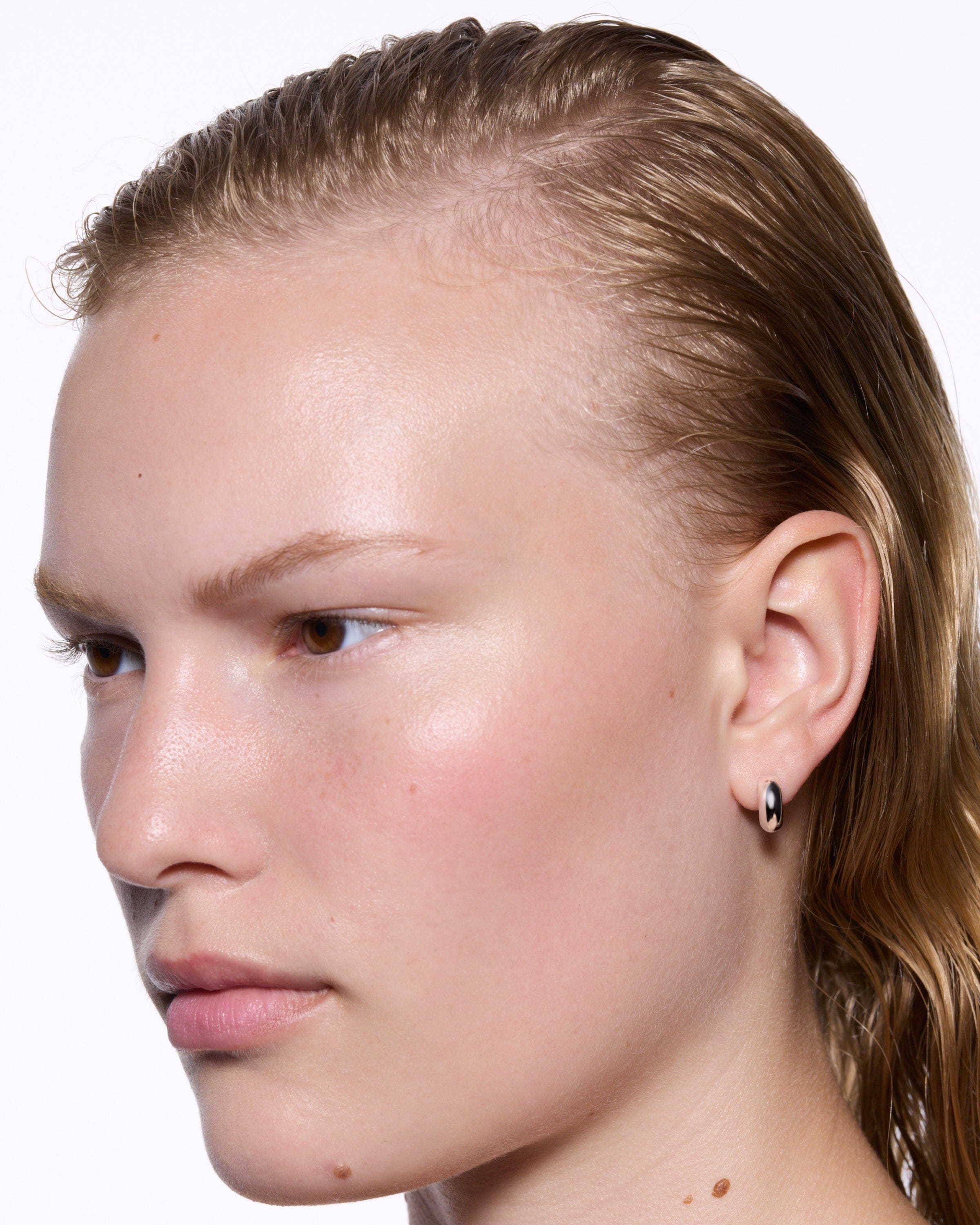 Maria Black Prima Hoop ørering Small - Sølv
