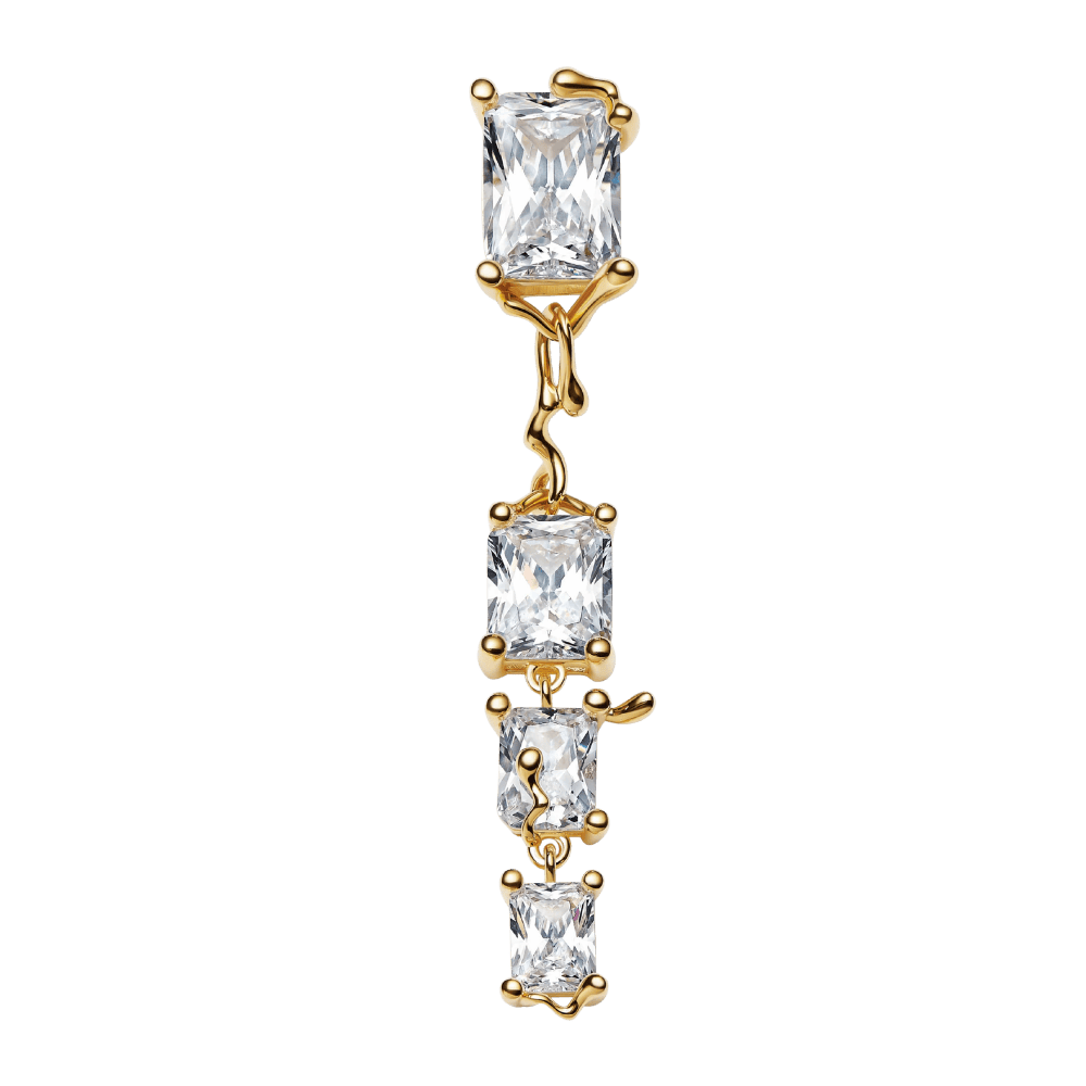Maria Black Øreringe Roppongi chandelier ørering - forgyldt 101070YG