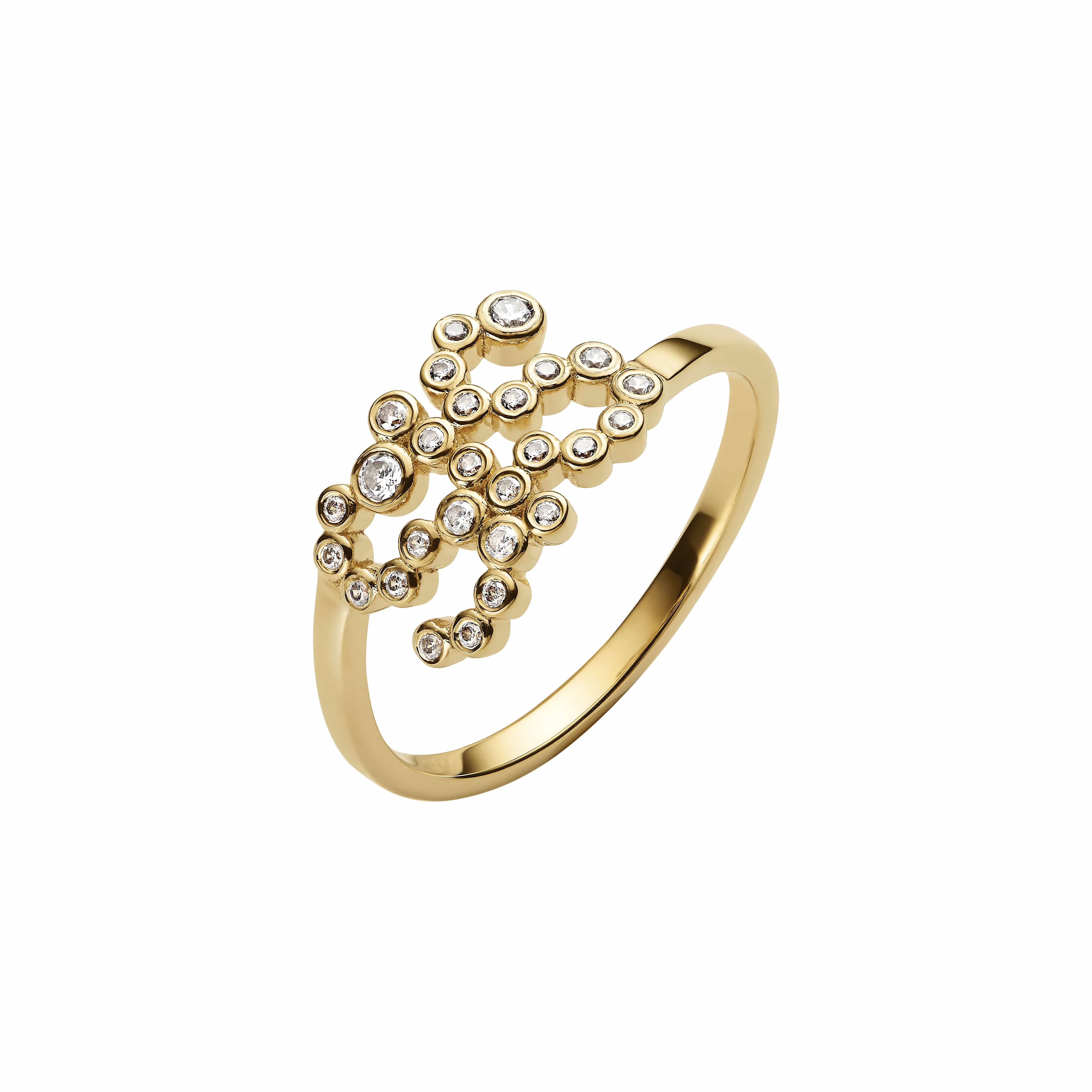 Maria Black SIS Collet Ring - Guld