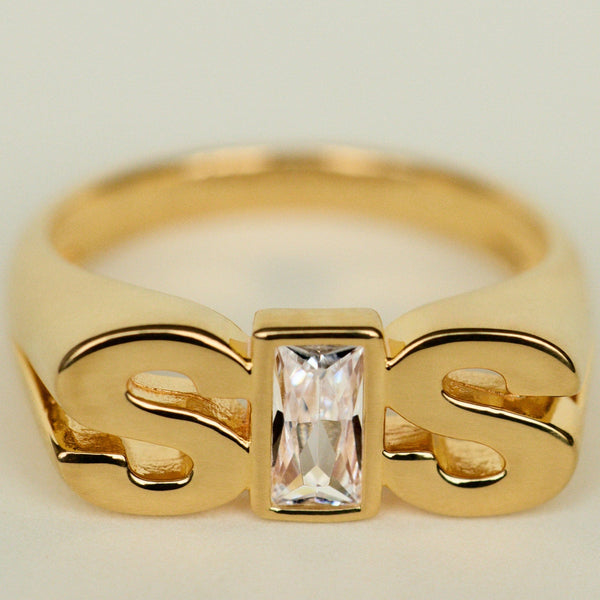 Maria Black Ringe Sis Royal Ring - forgyldt