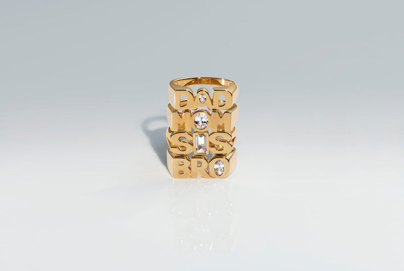 Maria Black Ringe Sis Royal Ring - forgyldt