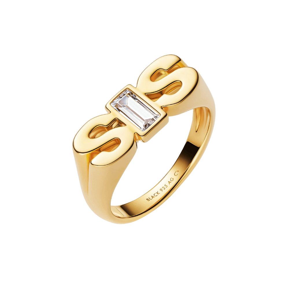 Maria Black Ringe Sis Royal Ring - forgyldt