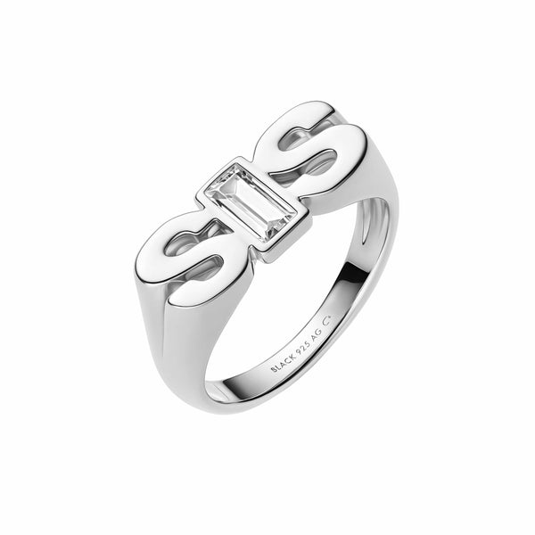 Maria Black Ringe Sis Royal Ring - sølv