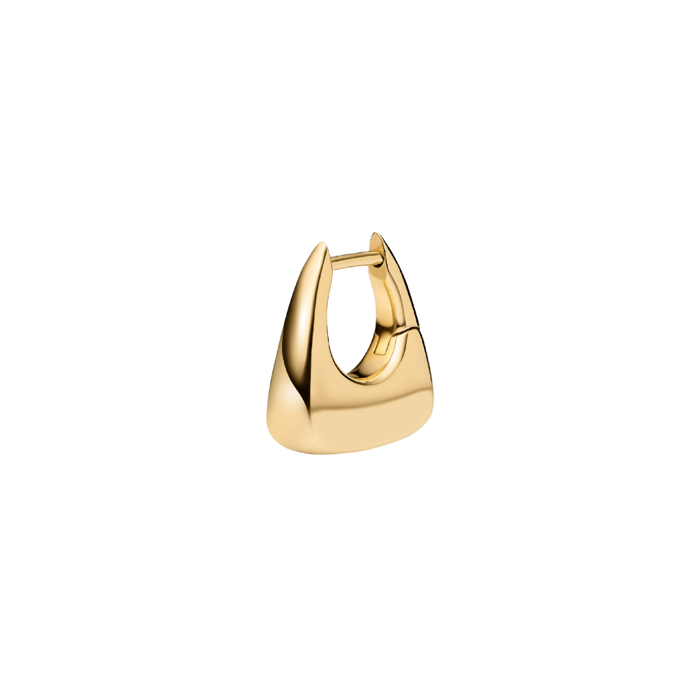 Maria Black Øreringe Tote Huggie - Forgyldt