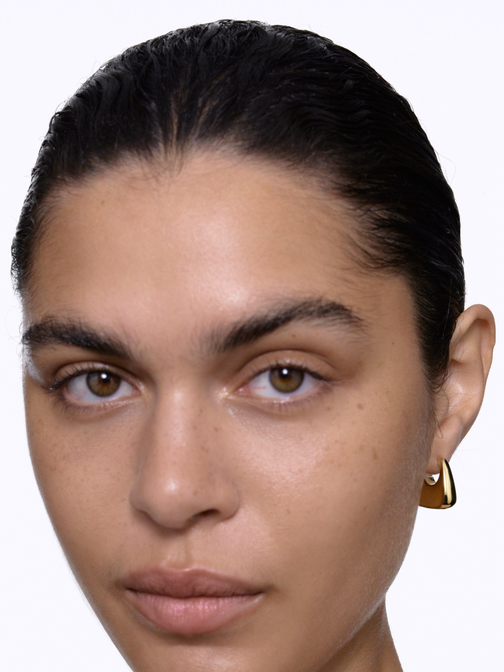 Maria Black Øreringe Tote medium ørering - forgyldt