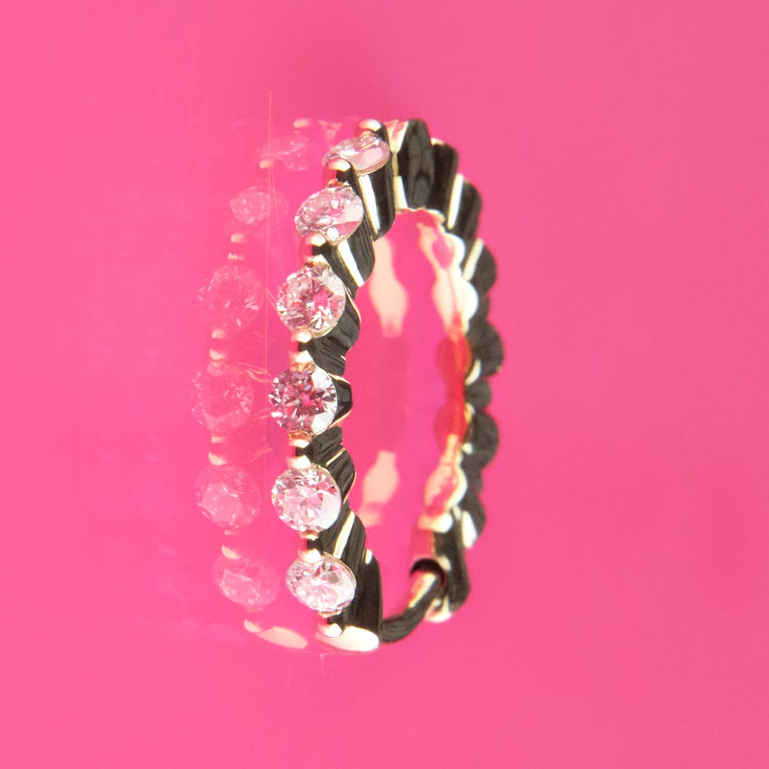 Maria Black Øreringe True Romance 10 huggie med labgrown diamanter - 14 karat guld
