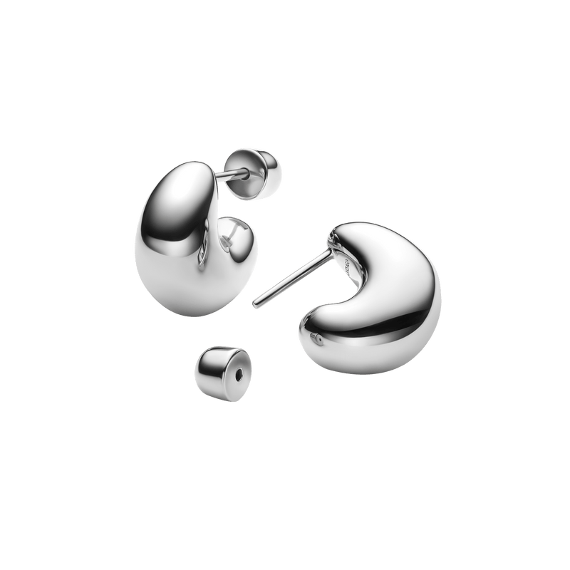 Maria Black Øreringe Par Tryvann Pillow ørering - sølv 101086AG-PAIR