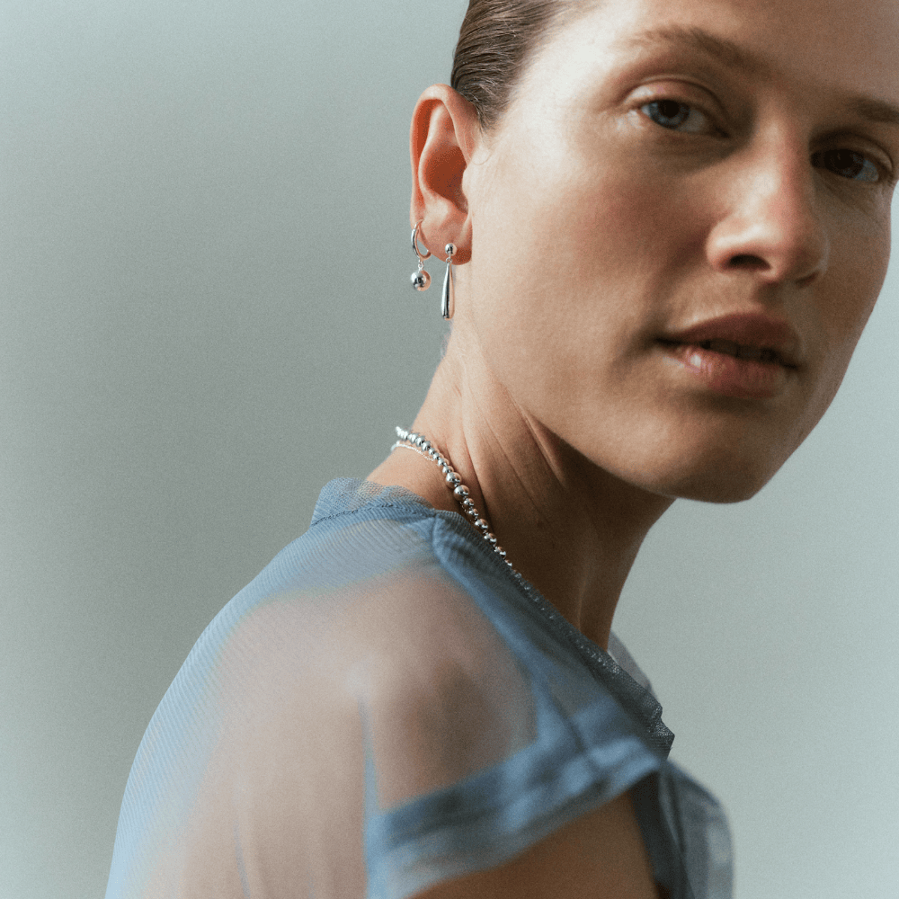 Pernille Corydon Øreringe Endless elements øreringe - forgyldt messing e-756-bgp