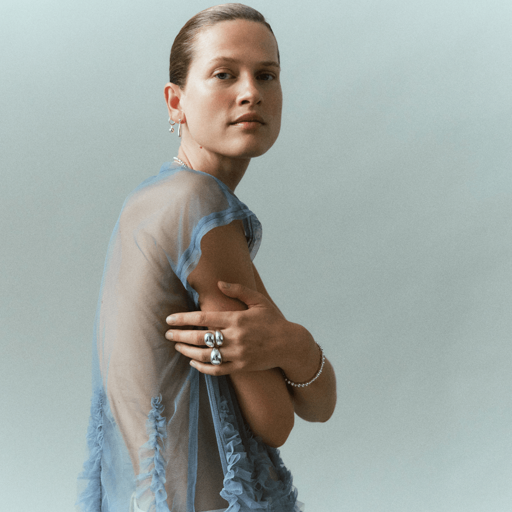 Pernille Corydon Øreringe Endless elements øreringe - forgyldt messing e-756-bgp