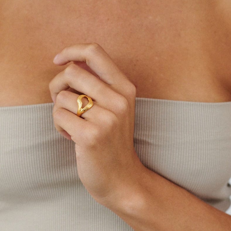 Pernille Corydon Ringe Flowing Dreams Ring forgyldt