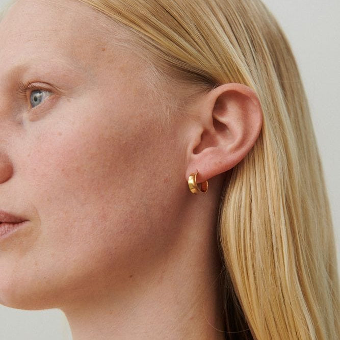 Pernille Corydon Øreringe Mini Saga øreringe - sølv e-407-s