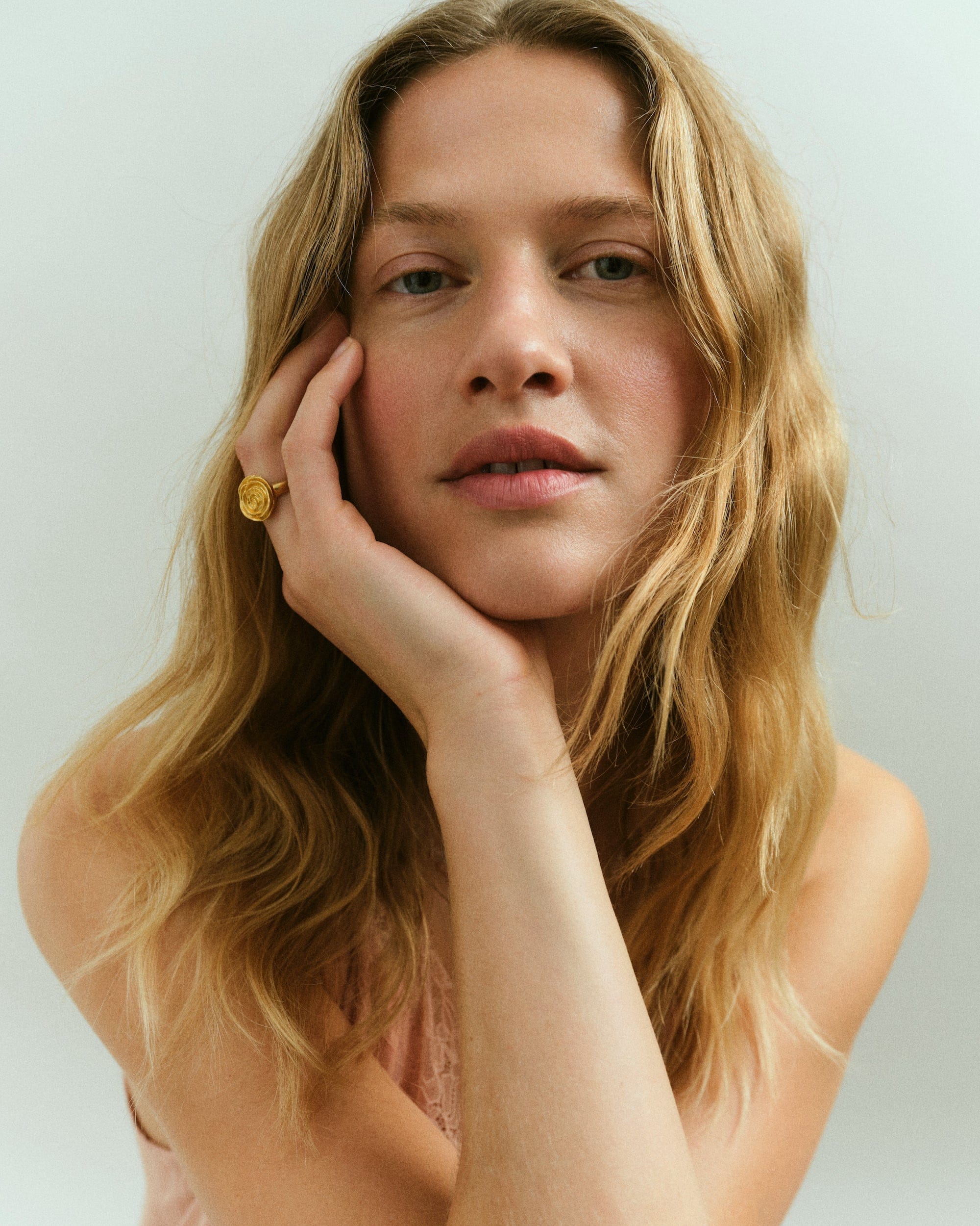 Pernille Corydon Ring Rose Ring- FORGYLDT