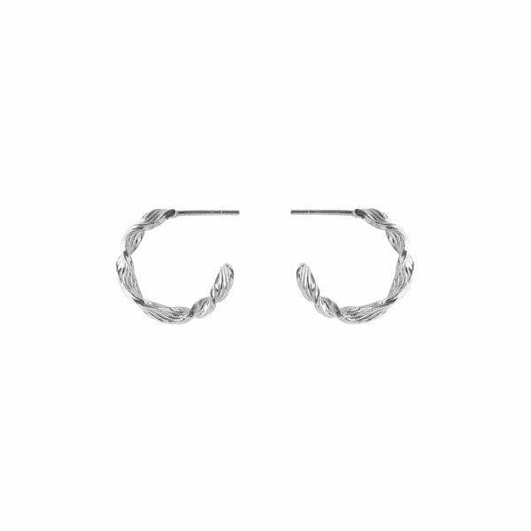 Pernille Corydon Øreringe Small Dancing Wave Hoops e-488-s