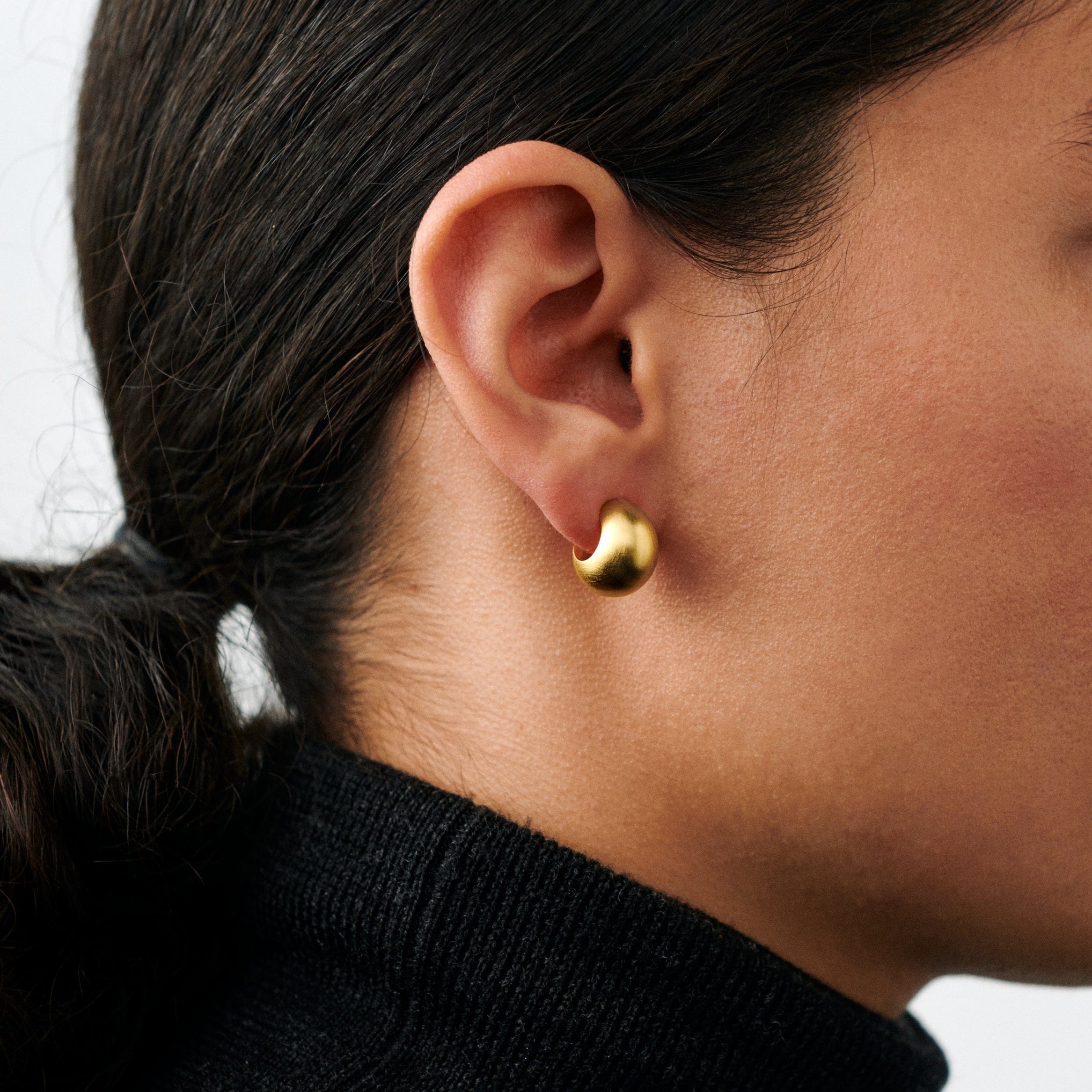 Pernille Corydon Øreringe Small Echo Hoops - forgyldt messing e-744-gp