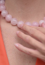Arcade Furtune choker candy quartz stor perlehalskæde - forgyldt