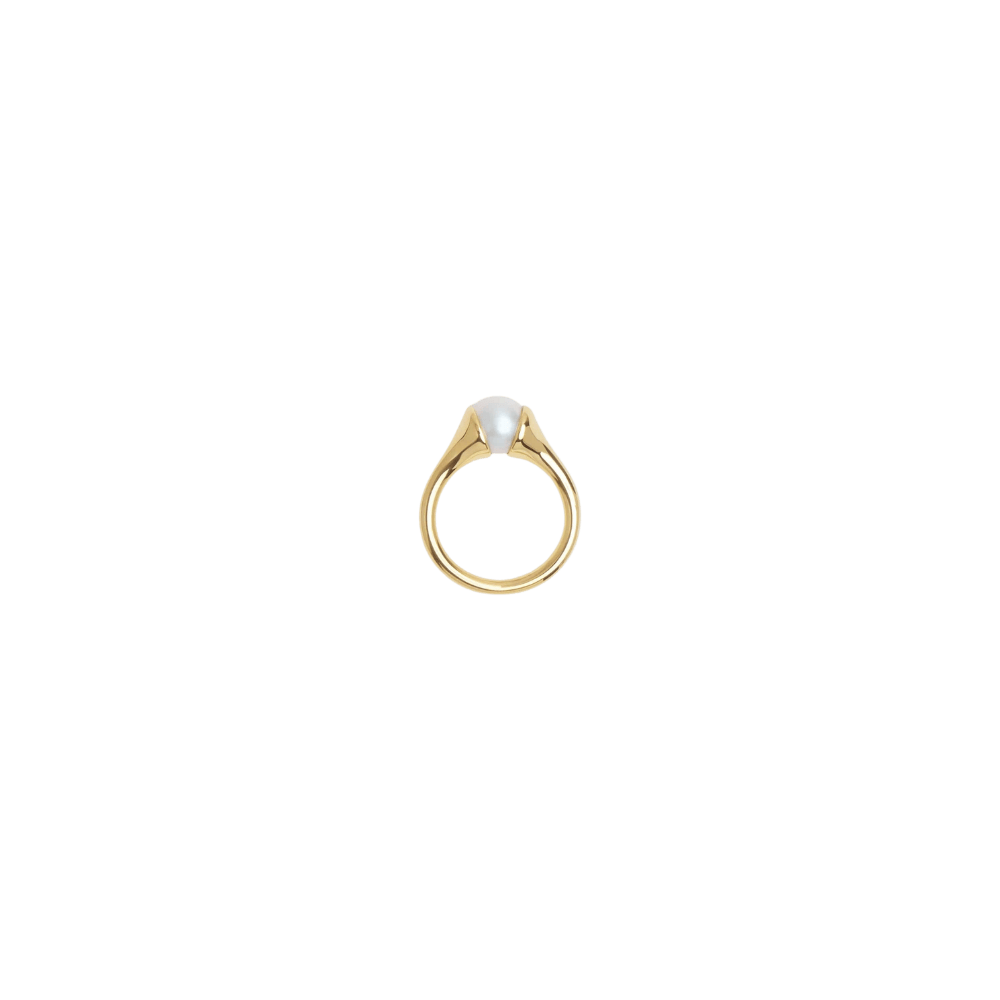 RAGBAG Ringe Lumora Ring med perle - forgyldt