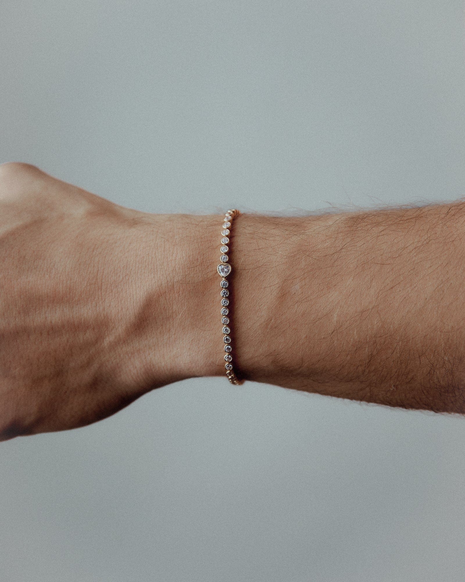 RAGBAG Armbånd Ophelia armbånd med hjerte - sølv 14043-17-SS