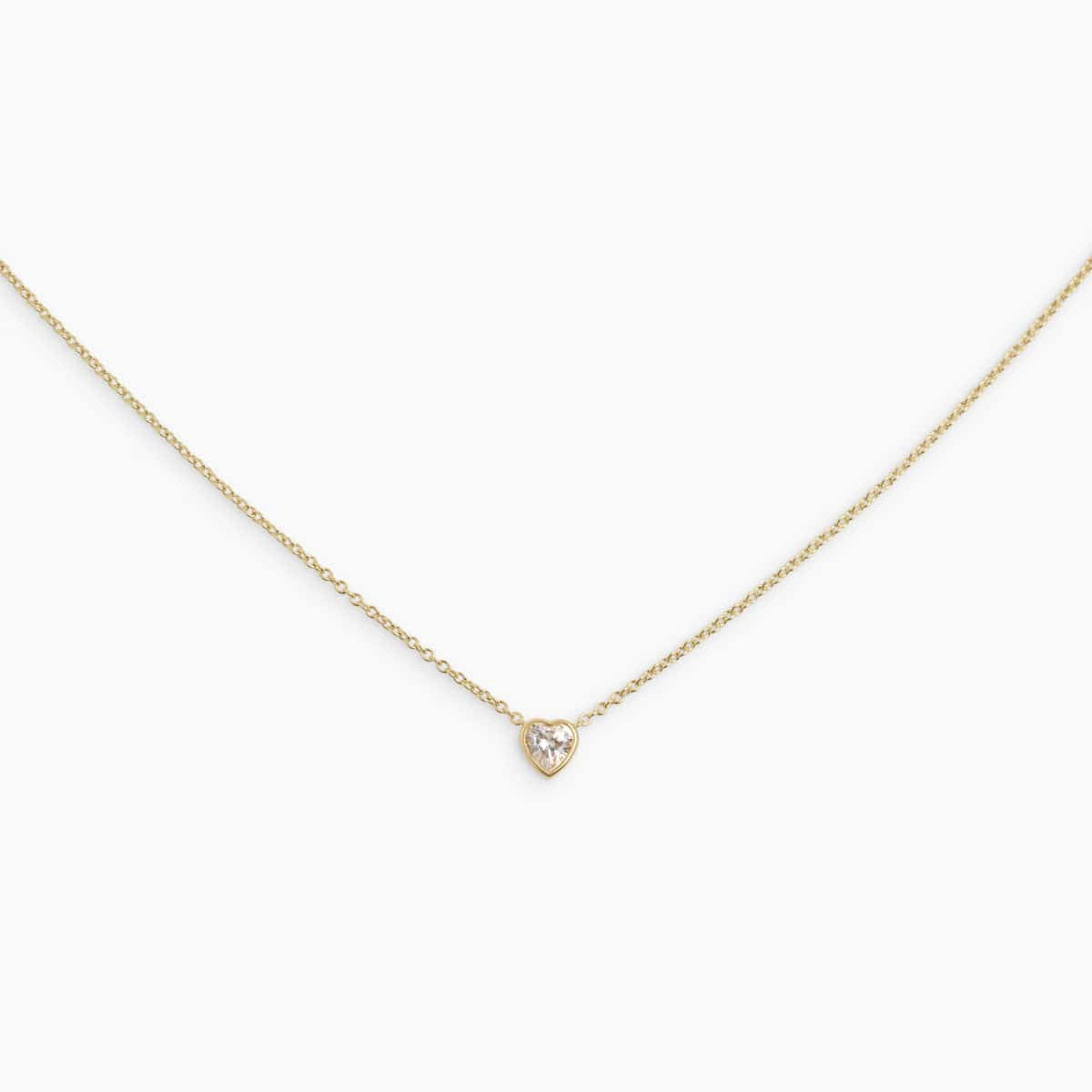 RAGBAG Armbånd Ophelia halskæde med hjerte - forgyldt 15052-SSGP