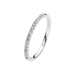 Sif Jakobs Ringe Alba ring med labgrown diamanter - 14K hvidguld