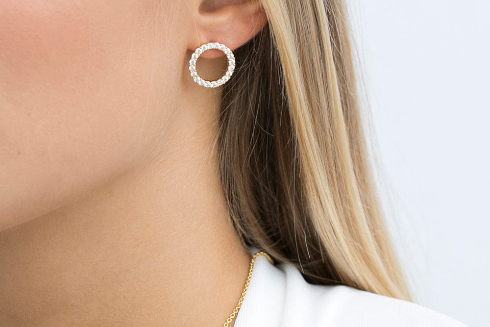 Sif Jakobs Øreringe Biella Uno øreringe - sølv sj-e338-cz