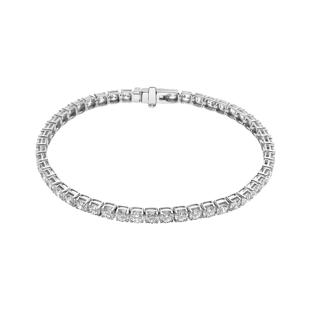 Sif Jakobs Armbånd Diamante tennis armbånd large - 14 karat hvidguld
