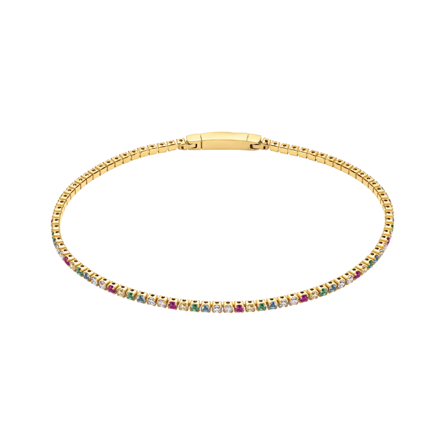 Sif Jakobs Armbånd Ellera armbånd multifarvede zirkoner - forgyldt