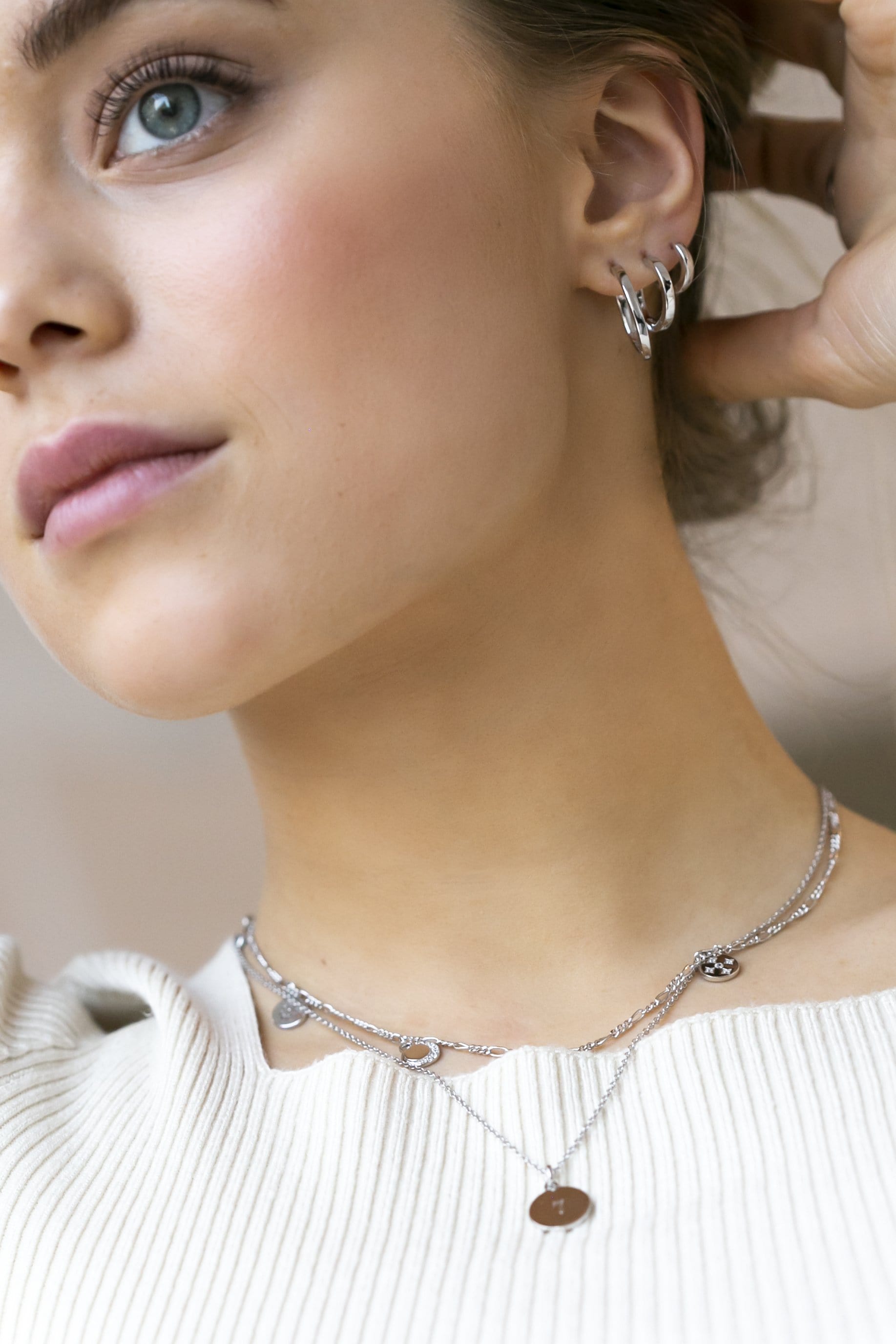 Sif Jakobs Øreringe ELLERA PIANURA ØRERINGE GRANDE SØLV sj-e12020-ss