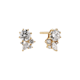 Sif Jakobs Øreringe Lovere ørering med labgrown diamanter - 14K SJ-E2550-WD-YG