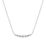 Sif Jakobs Halskæder Tiara Grande halskæde med labgrown diamanter - 14K hvidguld SJ-N2519-WD-WG