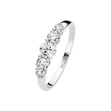 Sif Jakobs Ringe Tiara ring med labgrown diamanter - 14K hvidguld