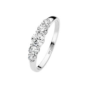 Sif Jakobs Ringe Tiara ring med labgrown diamanter - 14K hvidguld