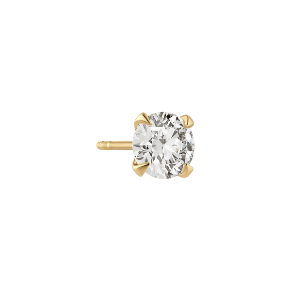 Sif Jakobs Øreringe Enkelt Venice Grande ørering med labgrown diamanter - 14K SJ-E2503-WD-YG-1