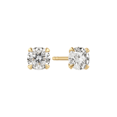 Sif Jakobs Øreringe Par Venice Medio ørering med labgrown diamanter - 14K SJ-E2502-WD-YG