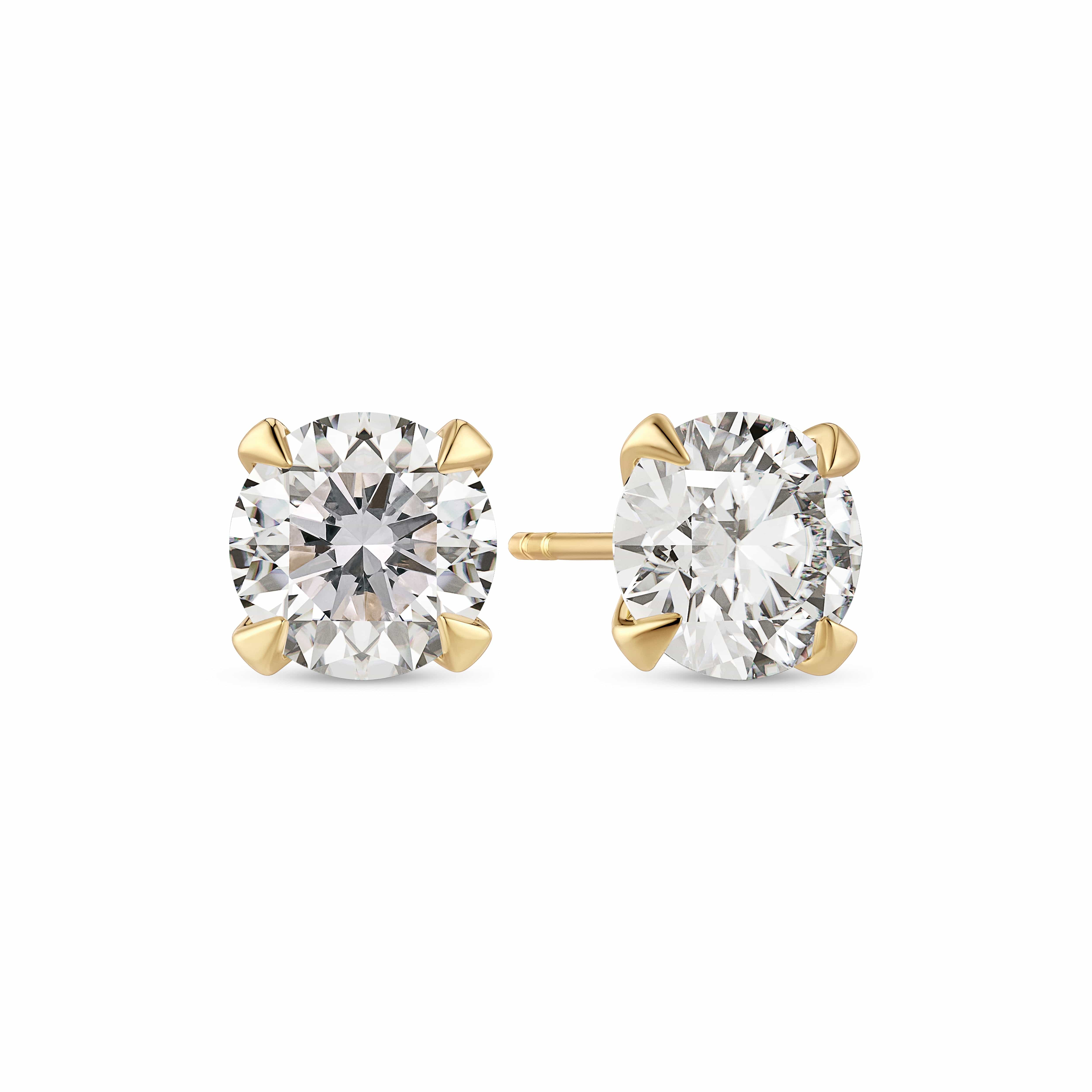 Sif Jakobs Øreringe Venice Solitaire diamantøreringe 1,5 carat - 14 karat guld SJ-E2504-WD-YG