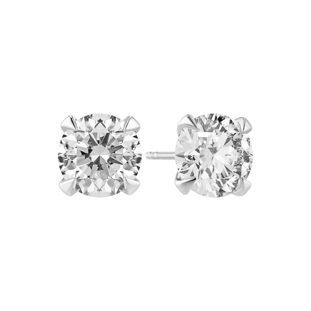 Sif Jakobs Øreringe Venice Solitaire diamantøreringe 2,00 carat - 14 karat hvidguld SJ-E2505-WD-WG